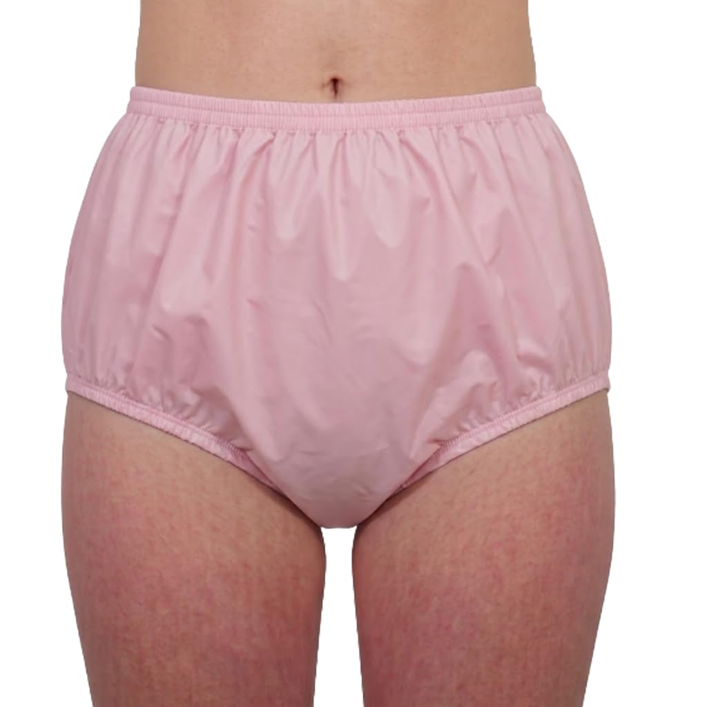 Adult Pull-On Plastic Pants Waterproof Cover Pack of 3