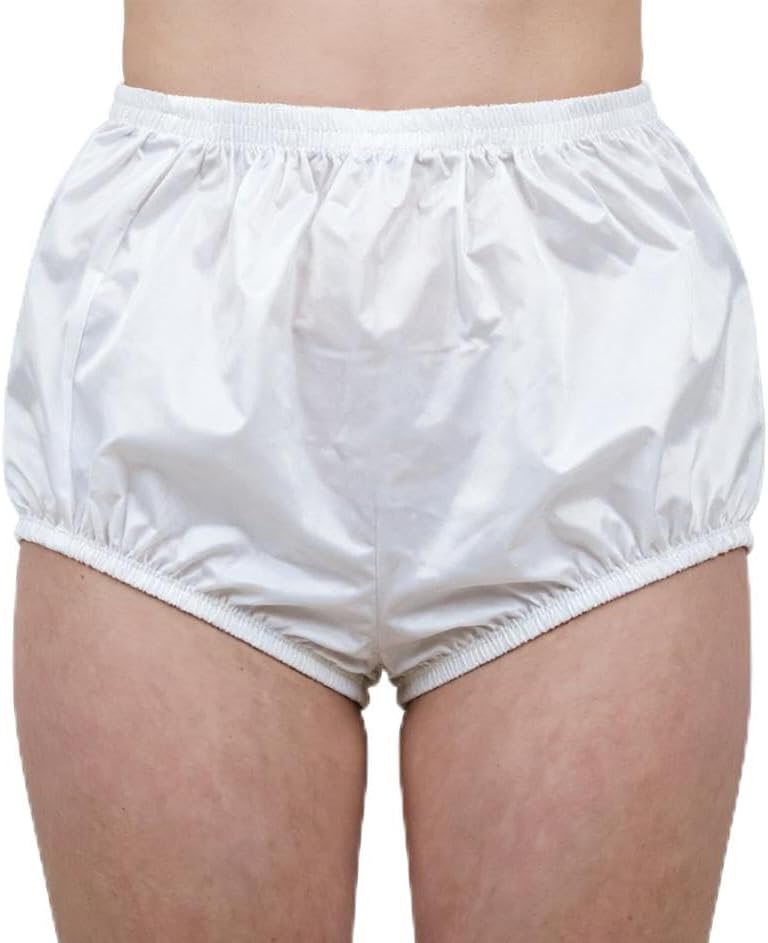 Adult Pull-On Plastic Pants Waterproof Cover Pack of 3