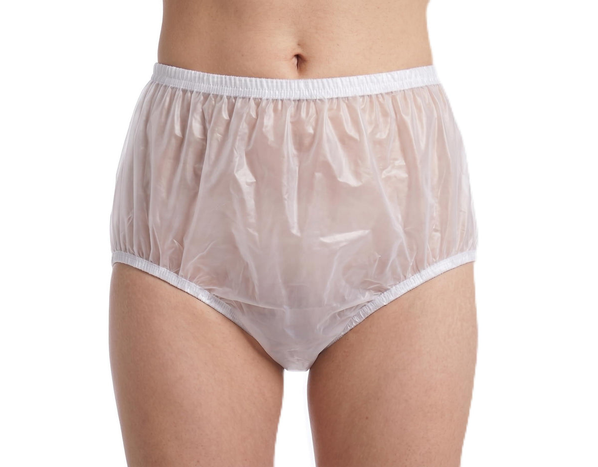 Adult Pull-On Plastic Pants Waterproof Cover Pack of 3