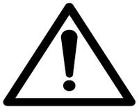 WARNING! Keep away